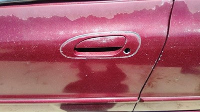 1995 Honda Accord Driver Left Rear Outside Door Handle Oem Back Red