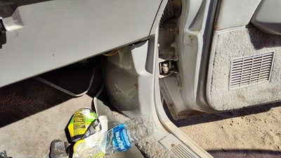 1985 Mercury Grand Marquis Passenger Right Lower Kick Trim Panel Oem Gray
