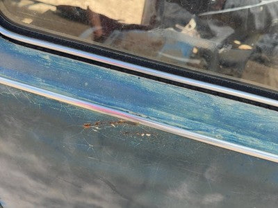 1971 Vw Super Beetle Driver Left Rear Moulding On Quarter Panel Oem