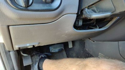 2002-2003 Ford Explorer Lower Dash Under Column Knee Bolster Trim Panel Oem Gray