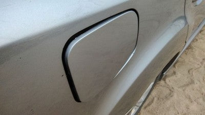 10-14 Legacy Outback Fuel Tank Door With Hinge Gas Lid Filler Ssm Steel Silver