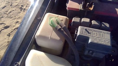1996 Geo Tracker Coolant Reservoir Radiator Overflow Tank Bottle Oem 1.6l
