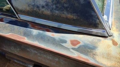 1964 Ford Thunderbird Coupe Driver Left Rear Moulding On Quarter Panel Oem