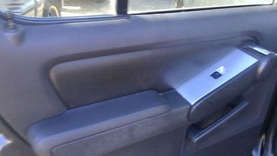 07-09 Mountaineer Driver Left Rear Inside Door Trim Panel Only Back Black