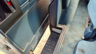 1985-1995 Gmc Safari Passenger Right Sliding Rear Door Trim Panel Back Blue