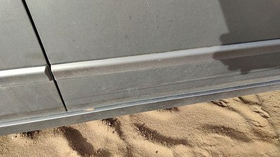 07-12 Nissan Altima Passenger Right Front Moulding From Door Trim Strip Gray W40