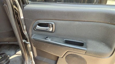 07-12 Canyon Passenger Right Rear Door Trim Panel With Switches Back Ebony 19J