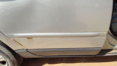 04-08 Pacifica Passenger Right Upper Rear Moulding From Door Oem Back Silver Ps2