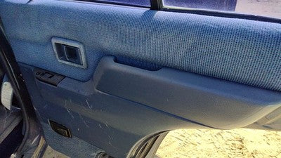 1995 Nissan Pathfinder Passenger Right Rear Inside Door Trim Panel Back Blue