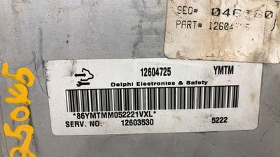 2006 Chevy Cobalt Electronic Control Module Computer Ecm Ecu 2.4L At 19210737