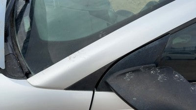 2007 Saturn Ion Driver Left Front Moulding On A Pillar Oem Silver 13U