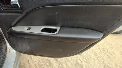 10-12 Fusion Passenger Right Rear Door Trim Panel With Switches Back Charcoal Fw