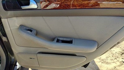 2002-2004 Audi A6 Passenger Right Rear Door Trim Panel With Switches Back Tan