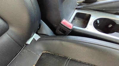 2012-2015 Vw Passat Passenger Right Front Seat Belt Buckle Receiver Oem Black Tb