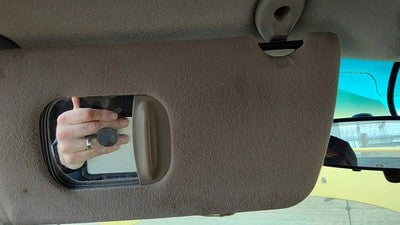 2003-2005 Dodge Neon Driver Left Sun Visor Oem Gray 0Wr611l2aa