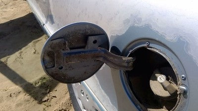 1991 Chevy Caprice Fuel Tank Door With Hinge Gas Lid Oem Filler Blue