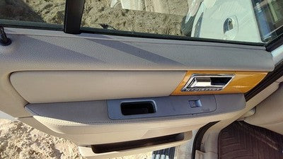 07-10 Lincoln Navigator Driver Left Rear Door Trim Panel With Switches Back Tan