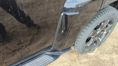 06-07 Chevy Hhr Driver Left Rear Moulding From Door Back Trim Strip Black 41U