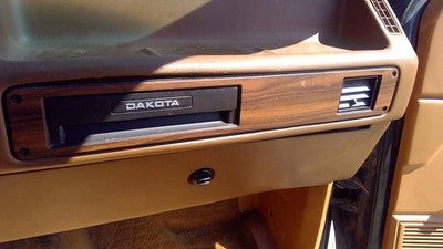1987-1993 Dodge Dakota Passenger Dash Cup Holder Assembly Oem Slide Out Tan