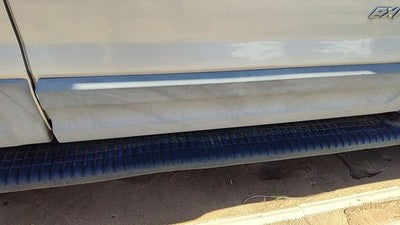 01-03 Explorer Passenger Right Front Moulding From Door Trim Strip Silver Ts