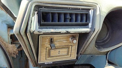 1975 Cutlass Supreme Driver Left Dash Trim Mount Panel Wiper Switch Heater Vent