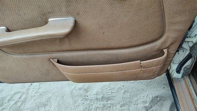 1980 Mercedes 300Td Driver Left Front Door Trim Panel Brown