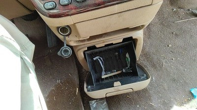 1996-2000 Chrysler Town & Country Lower Cubby Assembly Oem Slide Out Dash Tan