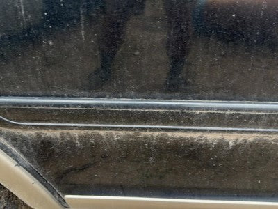 97-02 Ford Expedition Passenger Right Rear Upper Moulding From Door Oem Black