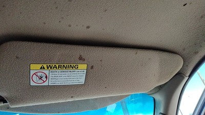1998 Lincoln Navigator Passenger Right Sun Visor Oem Tan Kx