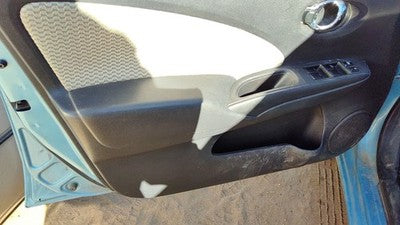 15-19 Versa Note Driver Left Front Door Trim Panel With Master Switch Charcoal G