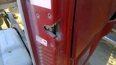 1989 F350 Driver Left Front Door Latch Mechanism W/ Inside Handle Lock Assembly
