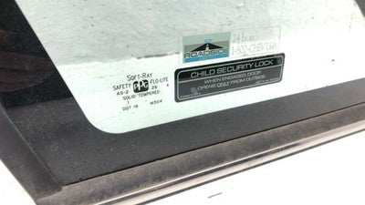 91-94 Chevy Caprice Driver Left Rear Quarter Glass Back Side Window Oem 10242534