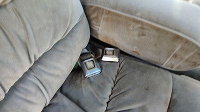 85 Grand Marquis Passenger Right Front Seat Belt Buckle Receiver Oem Gray