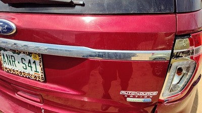 2014 Ford Explorer Chrome Trim Strip From Back Hatch Oem