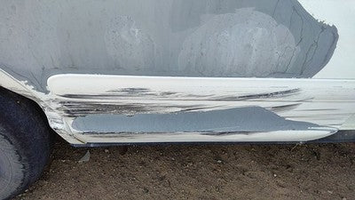 98-08 Crown Vic Passenger Right Rear Moulding From Door Back Trim Strip White