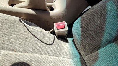 1997 Honda Accord Driver Left Front Seat Belt Buckle Receiver Oem Gray F