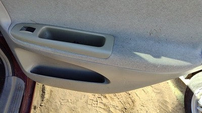02-04 Camry Passenger Right Rear Door Trim Panel With Switches Back Taupe 43