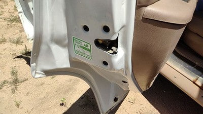 1993 Ford Explorer Driver Left Rear Door Latch With Rods/Cables Oem Back