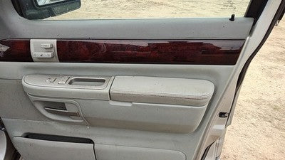 2003 Lincoln Aviator Passenger Right Front Door Trim Panel With Switches Gray Bl