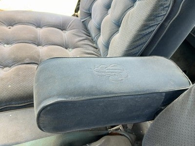 1986 Olds 88 Driver Left Front Arm Rest Side Seat Oem Blue