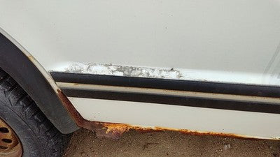 1993 Chevy S10 Blazer Passenger Right Rear Moulding From Door Back Trim Strip