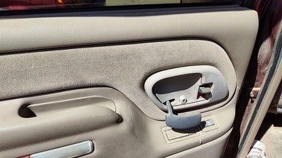 1995-99 Gmc Yukon Driver Left Rear Inside Door Trim Panel Only Oem Back Tan 522