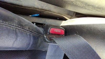 2005-2010 Cobalt Coupe Driver Left Front Seat Belt Buckle Receiver Oem 192 Ebony