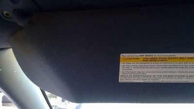 1994 Chevy Caprice Driver Left Sun Visor Oem Blue