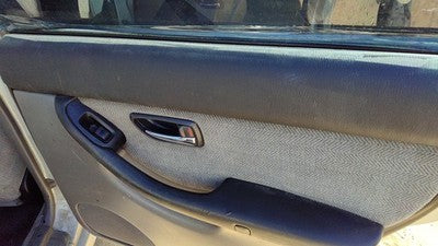 00-02 Subaru Legacy Passenger Right Rear Door Trim Panel With Switches Back Gray