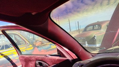 1995 Chevy Lumina Driver Left A Pillar Trim Windshield Post Panel Oem Red