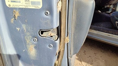 1984 Deville Sedan Driver Left Front Door Latch With Rods/cables Oem