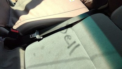 2011-2016 Ford F250 Middle Center Front Seat Belt Retractor Oem Shoulder Gray 3S