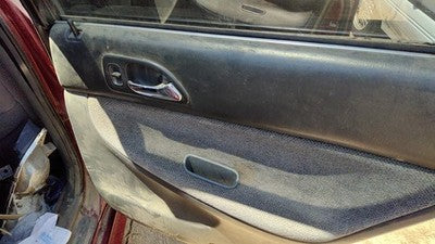94 95 Honda Accord Passenger Right Rear Door Trim Panel With Switches Back Gray