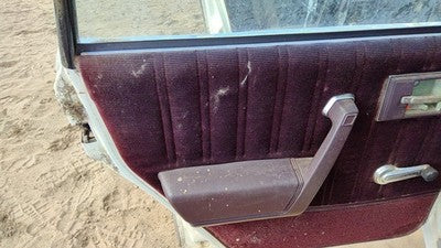 1987 Olds Ciera Driver Left Rear Door Trim Panel With Switches Back Red